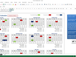 Configure two settings to create your fiscal calendar.